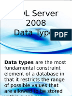 dataTypesSQL