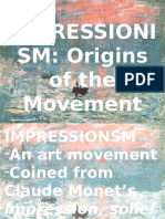 Impressioni SM: Origins of The Movement