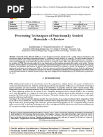 Download Processing Techniques of Functionally Graded Materials  A Review by antonytechno SN297581867 doc pdf