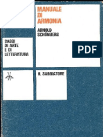 Arnold Schoenberg - Manuale Di Armonia - ILSAGGIATORE MILANO 1973