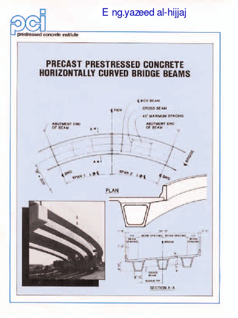 Precast Prestressed Concrete Horizontally Curved Bridge Beams | PDF ...