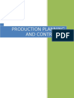Production Planning and Control Course at Mahatma Gandhi University
