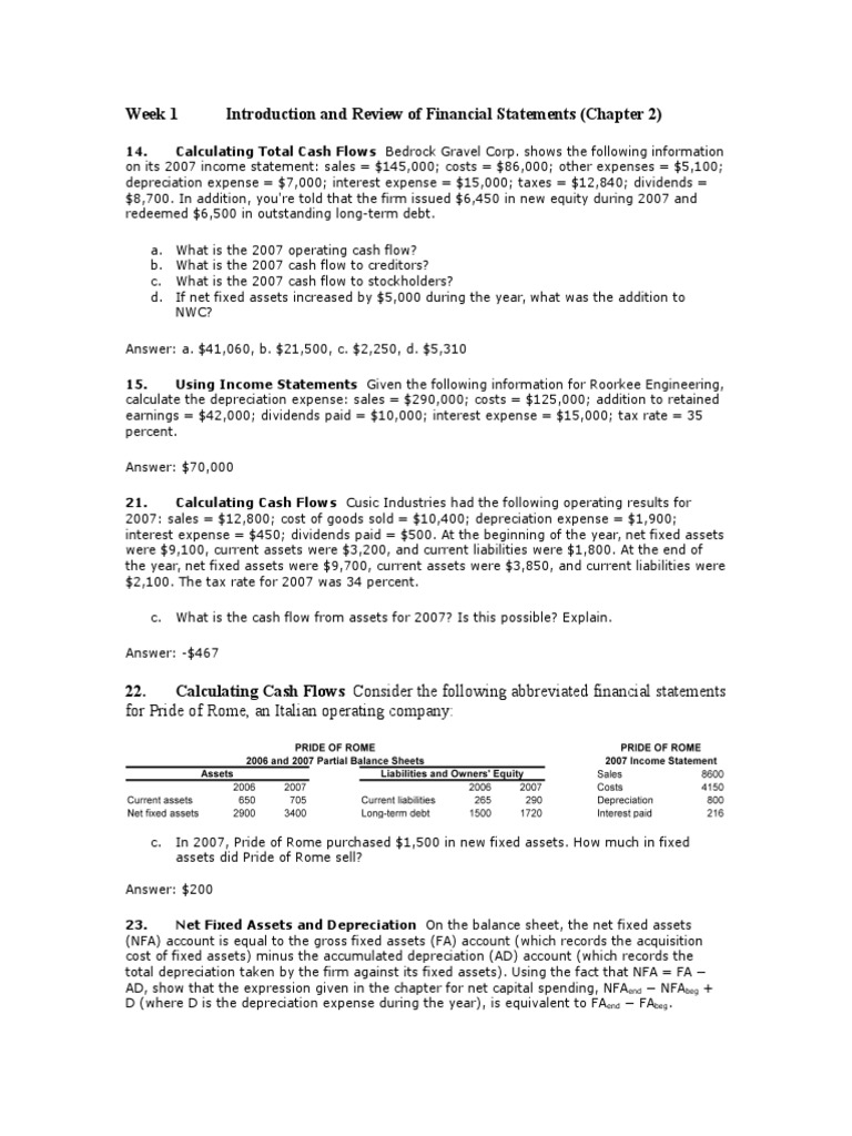 Week 1 Practice Questions (With Answers) | PDF