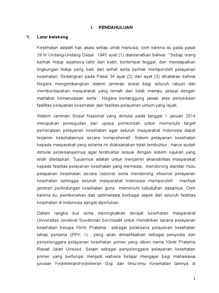 Proposal Klinik Pratama Revisi