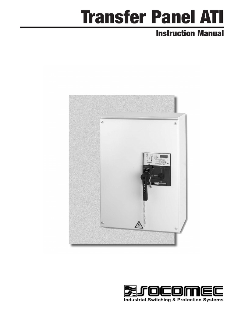 ATI Instruction Manual | PDF | Switch | Mains Electricity