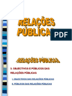 Objectivos e Publicos das Relações Publicas