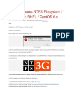 Mount Ntfs in Rhel7