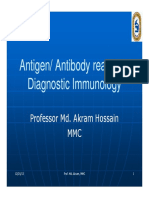 Ag-Ab Reactions in Diagnosis