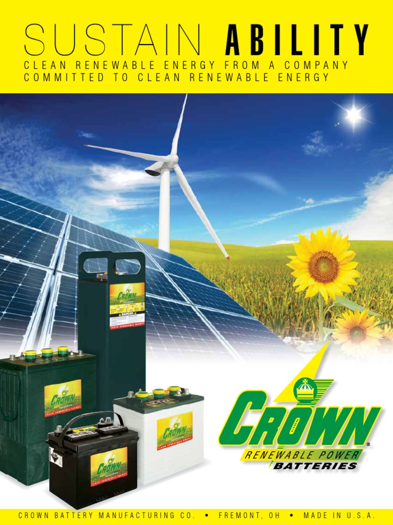 Deep Cycle Battery Specifications RE1 Battery (Electricity