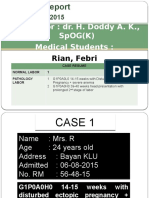 Supervisor: Dr. H. Doddy A. K., Spog (K) Medical Students:: Rian, Febri
