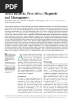 Acute Bacterial Prostatitis Diagnosis