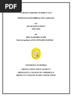 Download A PROJECT REPORT ON DIRECT TAXdocx by rani26oct SN297605889 doc pdf