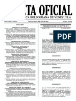 Gaceta Oficial Número 40.839 de La República de Venezuela, 29 de Enero de 2016