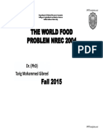 World Food Problem Module-1-Malnutrtion Lec-3wk_1