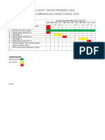 Carta Gantt Takwim Program Linus