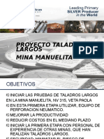 Proyecto Taladros Largos Mina Manuelita