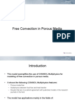 Free Convection in Porous Media