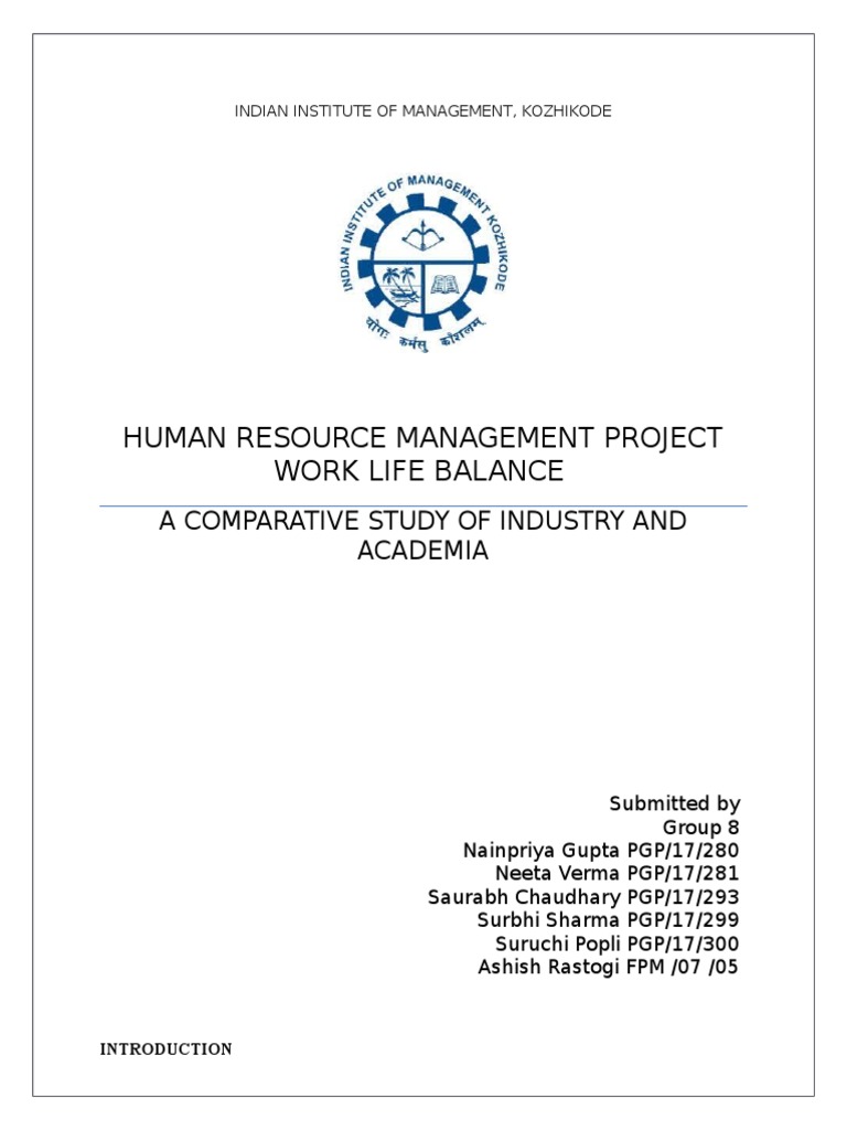 hrm-project-proposal-pdf-work-life-balance-gender
