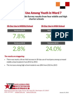 W7SDCC Marijuana Use and Ward 7 Youth