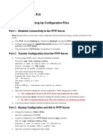 11.4.2.5 Packet Tracer - Backing Up Configuration Files