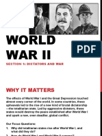World War II: Dictators & Totalitarianism (Section 1)