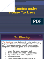 14 - Tax Planning Under Income Tax Laws