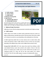 Lec 02 Highway Engineering - Design Parameters Turning Paths and Sight Distance