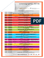 cronograma MDPI 2016