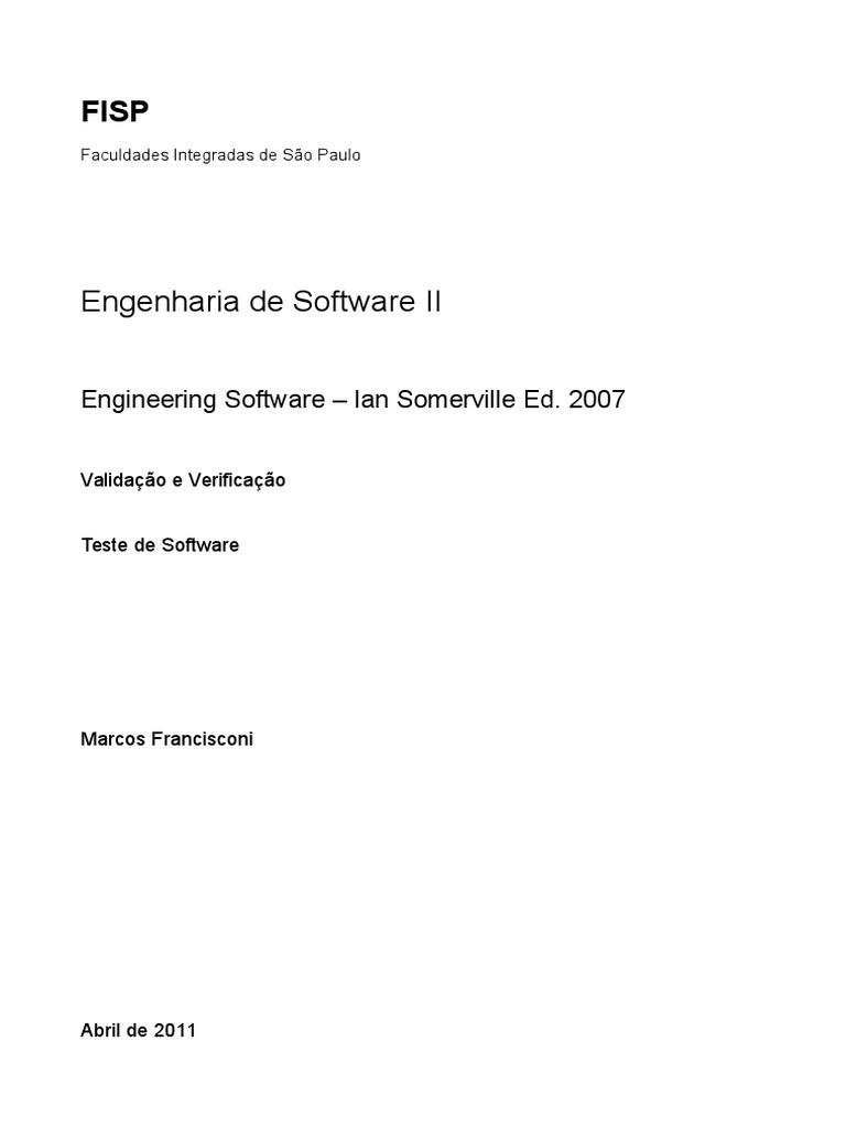 Engenharia de Software II | PDF