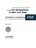 Deregulation Report 2001