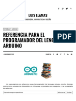 Referencia Arduino