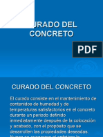 curado del concreto