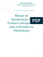 Apostila de Apoio A Interpretação de Exames Laboratoriais