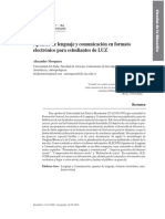Mosquera, A. Apuntes de Lenguaje y Comunicación en Formato Electrónico para Estudiantes de LUZ