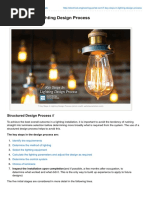 7 Key Steps in Lighting Design Process