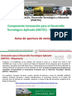 IDETEC-Maquinaria apoya innovación agrícola