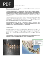 Clasificación y Distribución de Los Climas en México