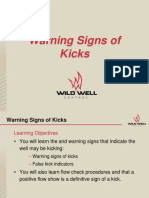 Warning Signs of Kicks