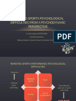 Repeated Sports Psychological Difficulties From A Psychodynamic Perspective