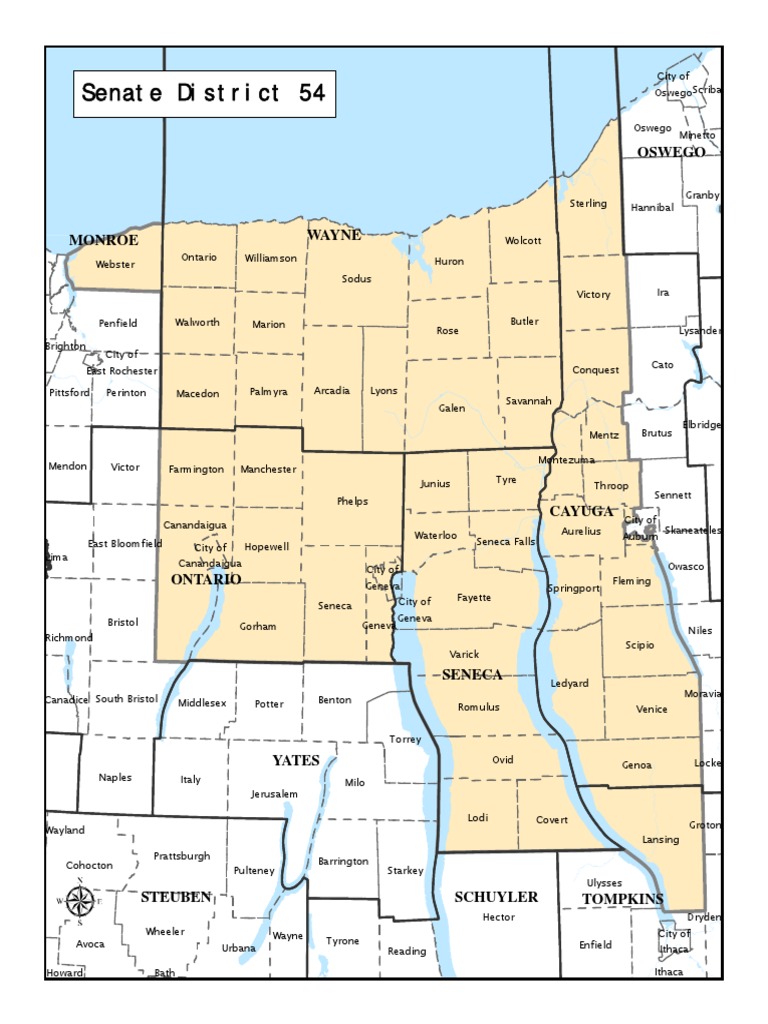 54th Senate District Map | PDF