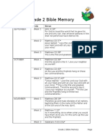 Grade 2 Bible Memory 6