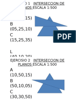 Ejercisio 1 Interseccion de Planos Geometria Descriptiva