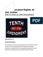 Bill of Rights Amendment 10 News Story