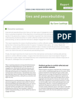Political Parties and Peacebuilding