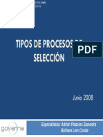 Tipos de Proceso de Seleccion