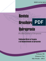 Revista Brasileira de Quiropraxia Vol 3 n 1