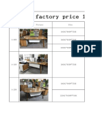 Factory Price List: Item No. Picture Size