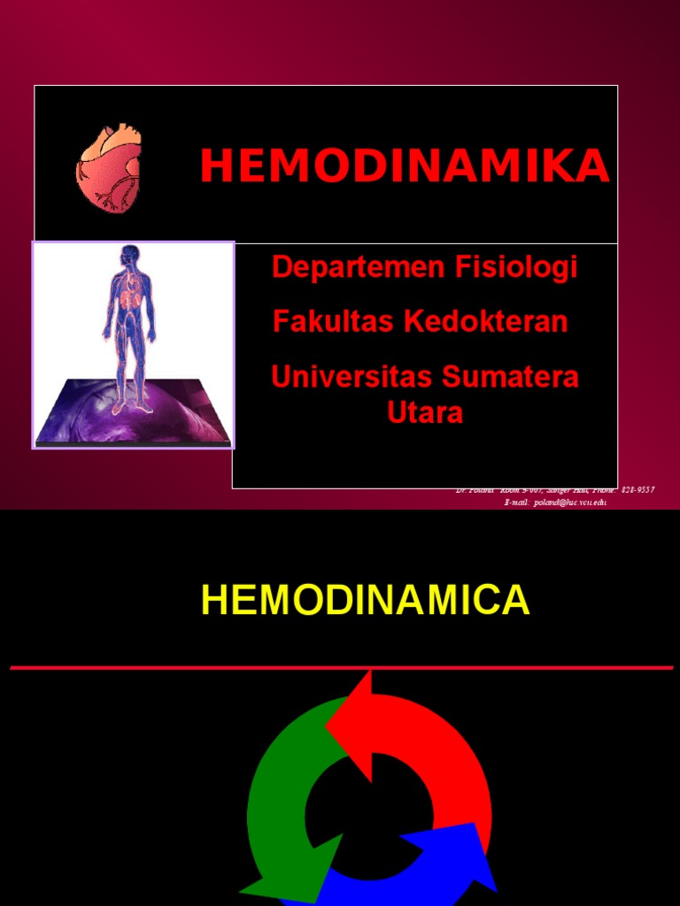 HEMODINAMIKA PDF Blood Vessel Capillary