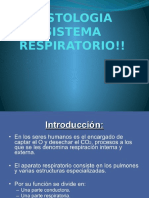 Histologia Del Sistema Respiratorio