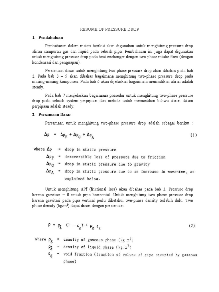 Menghitung Pressure Drop pada Pipa | PDF | Metode & Bahan Ajar | Sains ...